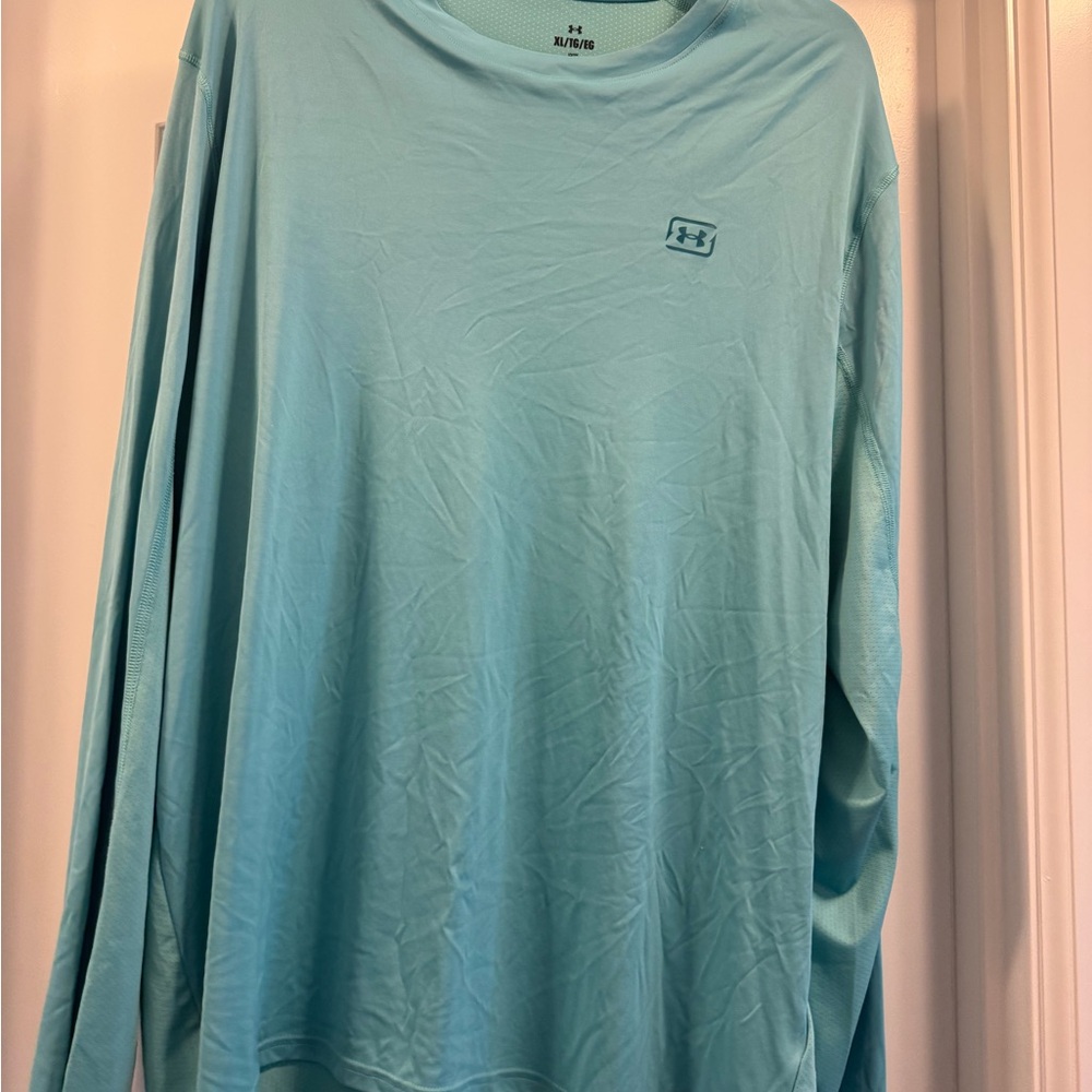 Under Armour Men's Light Blue Iso-Chill Tee